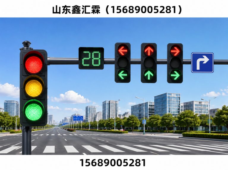 张店区信号杆展示图